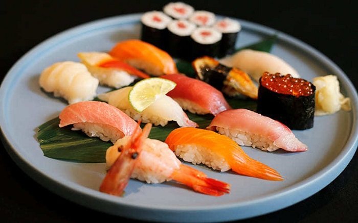 Sushi rất ngon tại xứ sở hoa anh đào